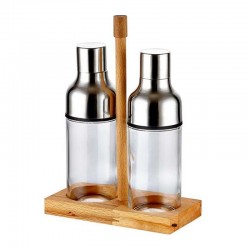 Biradlı GRV-2405 Wooden Stand Oil Holder Set, 2 pcs, 300 cc - Biradlı