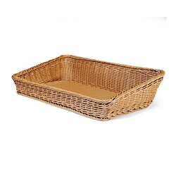Biradlı GRV-2419 Rectangular Plastic Presentation Basket, 50x50x5/10 cm - Biradlı