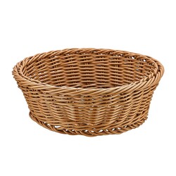 Biradlı GRV-2454 Round Plastic Bread Basket, 21x21x7 cm - Biradlı