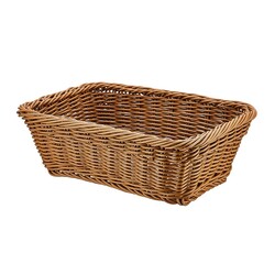 Biradlı GRV-2456 سلة خبز بلاستيكية مستطيلة الشكل، 21 × 16 × 7 سم - Biradlı