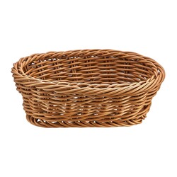 Biradlı GRV-2547 Mini Plastic Oval Bread Basket, 18x12x6 cm - Biradlı