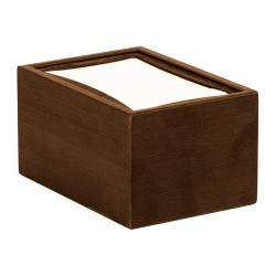 Biradlı GRV-275 Horizontal Wooden Napkin Holder, Wenge - Biradlı