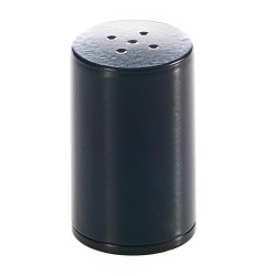 Biradlı GRV-295 Round Dwarf Salt Shaker, Black - Biradlı