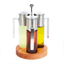 طقم حامل الزيت GRV-3004 Biradlı، 3 قطع، 180 سم مكعب - Biradlı