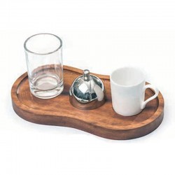 Biradlı GRV-305 Wooden Turkish Coffee Presentation Set, 23x12x2 cm - Biradlı
