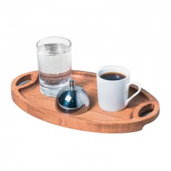 Biradlı GRV-307 Wooden Turkish Coffee Presentation Set, 25x15x1.8 cm - Biradlı