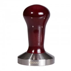 Biradlı GRV-316 Steel Tamper with Plastic Handle, 58 mm, Maroon - Biradlı