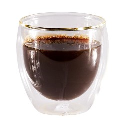 Biradlı GRV-332 Double Stemmed Espresso Glass, 80 ml - Biradlı