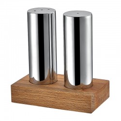Biradlı GRV-40 Wooden Rectangular Standing Salt Shaker Set, 2 pcs - Biradlı