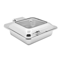 Biradlı GRV-4023 Economic Square Chafing Dish, GN 2/3 - 1