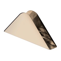 Biradlı GRV-404 Triangular Napkin Holder, Gold - Biradlı