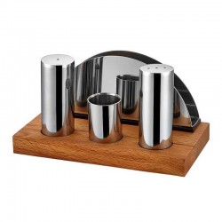 Biradlı GRV-50 Деревянная подставка Набор держателей для салфеток Salt Shaker, 4 шт. - Biradlı