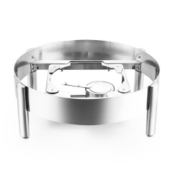 Biradlı GRV-5025 Lux Round Chafing Dish Stand - Biradlı