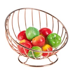 Biradlı GRV-523 Wire Fruit Holder, 21x14 cm, Copper - Biradlı