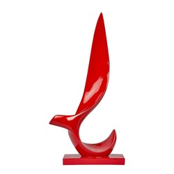 Biradlı GRV-694 Decorative Figure, 30.5x15x62 cm, Red - Biradlı