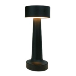 Biradlı GRV-810 Rechargeable Table Lamp, 9x21 cm, Black - Biradlı