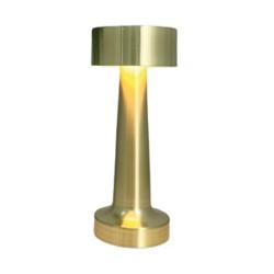 Biradlı GRV-810 مصباح طاولة قابل للشحن، 9 × 21 سم، ذهبي اللون - 1