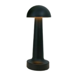 Biradlı GRV-811 Rechargeable Table Lamp, 9x21 cm, Black - Biradlı