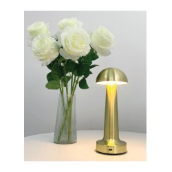 Biradlı GRV-811 Rechargeable Table Lamp, 9x21 cm, Gold - 2