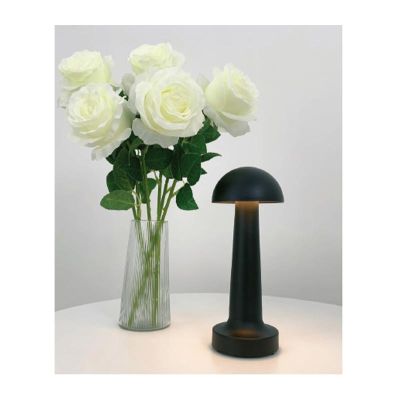 Biradlı GRV-811 Şarj Edilebilir Masa Lambası, 9x21 cm, Siyah - Biradlı