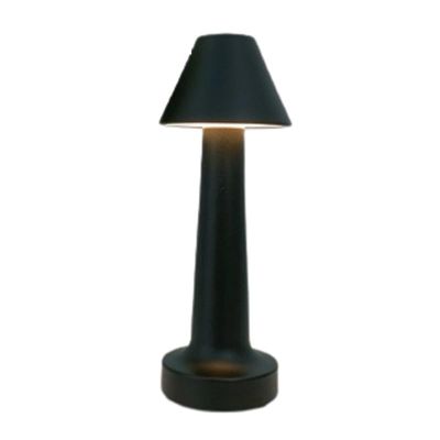 Biradlı GRV-812 مصباح طاولة قابل لإعادة الشحن، 9 × 22 سم، أسود - Biradlı