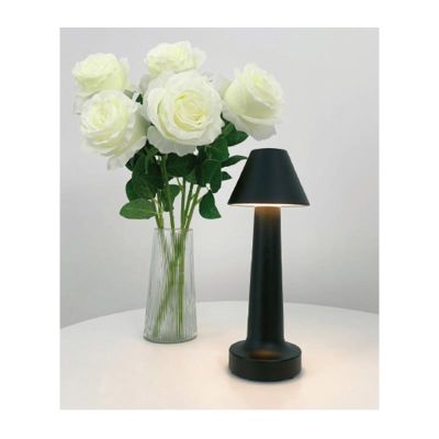 Biradlı GRV-812 Şarj Edilebilir Masa Lambası, 9x22 cm, Siyah - Biradlı