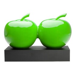 Biradlı GRV-G114 Double Decorative Apple , 45x22x31 cm, Green - Biradlı
