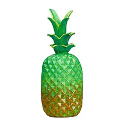 Biradlı GRV-G619 Decorative Pineapple, 15x15x37.5 cm, Green - Biradlı