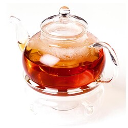 Biradlı GRV-TP600 Glass Strainer Teapot, 600 cc - Biradlı