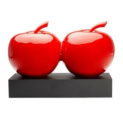 Biradlı GRV-G114 İkili Dekoratif Elma , 45x22x31 cm, Kırmızı - Biradlı