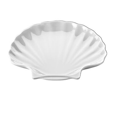 Biradlı BRD-3103 İstiridye Melamin Sunum Tabağı, 40x38.5x6.3 cm - 1