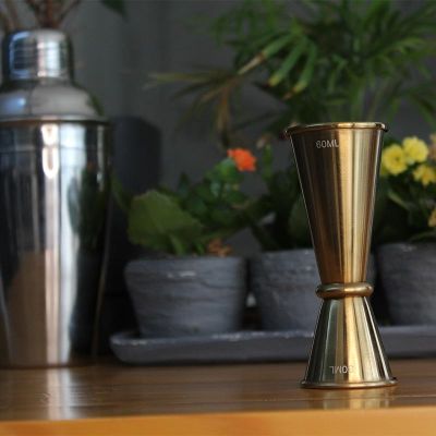 Biradlı EF-98 Jigger, 3/6 cl, Altın - 3