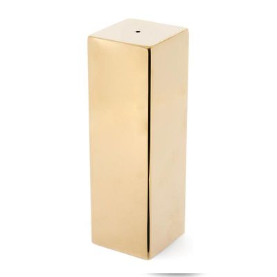 Biradlı GRV-58 Tekli Kare Biberlik, 3x8 cm, Altın - 1