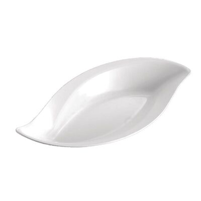Biradlı BRD-118520 Melamin Kayık Soğuk Meze Sunum Tabağı, 50x24x6 cm - 1