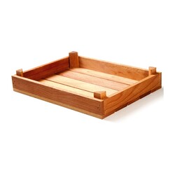 Biradlı GRV-1785 Kayın Sunum Kasası, 21x28x4 cm - Biradlı