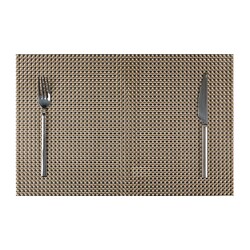 Biradlı BRD-1837 Kaymaz Taban PVC Amerikan Servis, 30x45 cm, Kahverengi - Biradlı