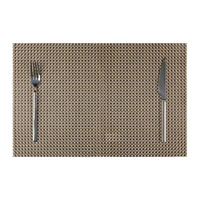 Biradlı BRD-1837 Kaymaz Taban PVC Amerikan Servis, 30x45 cm, Kahverengi - 1