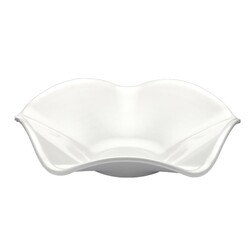 Biradlı BRD-200815 Melamin Meyve Sunum Kasesi, 38.5x38.5x9.5 cm - Biradlı