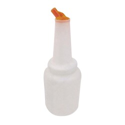 Biradlı PBA2-LTT Sauce and Cocktail Syrup Pourer, 2 L, Orange - Biradlı