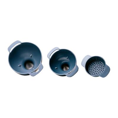 Biradlı BRD-EF144 Plastik Huni Süzgeç, 3 Parça - 1