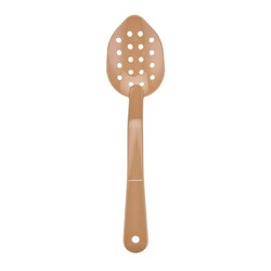 Biradlı PSS-11D Perforated Polycarbonate Serving Spoon, Brown - Biradlı