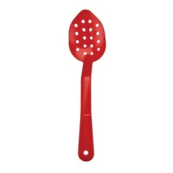 Biradlı PSS-13 Polycarbonate Perforated Serving Spoon, 34 cm, Red - Biradlı