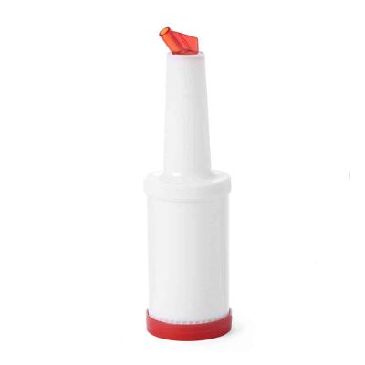 Biradlı Sos ve Kokteyl Şurup Dökücü, 1 L, Kırmızı - 1