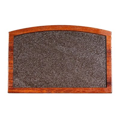 Biradlı GRV-1850 Bazaltlı Steak Ahşap Sunum Tahtası, 32.5x21.5 cm - 1