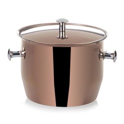 Biradlı Steel Ice Bucket, 13.5x10 cm, Copper - Biradlı