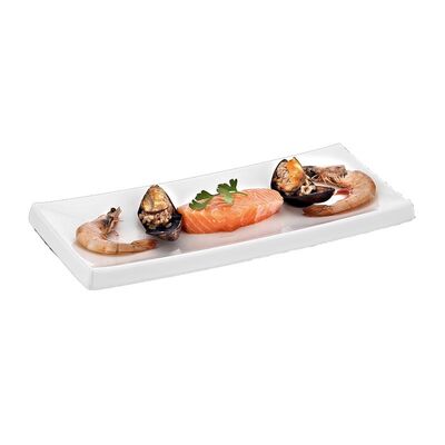 Biradlı BRD-411330 Melamin Sushi Sunum Tepsisi, 34x15x2 cm - 1