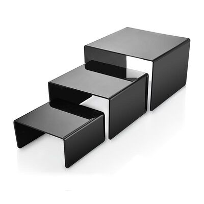 Biradlı ZG-03 Pleksi Teşhir Standı, 20x20x10 cm - 1