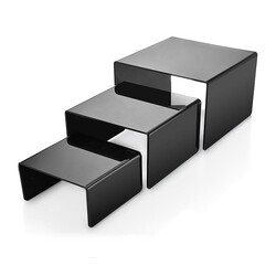 Biradlı ZG-01 Pleksi Teşhir Standı, Pleksi, 30x30x20 cm - Biradlı