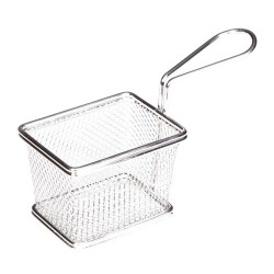 Biradlı YQ-03 Square Potato Presentation Basket, 10x7.5x7.5 cm - Biradlı