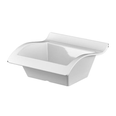 Biradlı BRD-1685 Melamin Yüksek Sunum Kasesi, 21x21x9 cm - 1